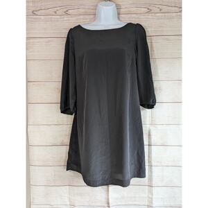 Old Navy Womans Dress Sz Small Dress Black Swing Long Sleeve Stretch